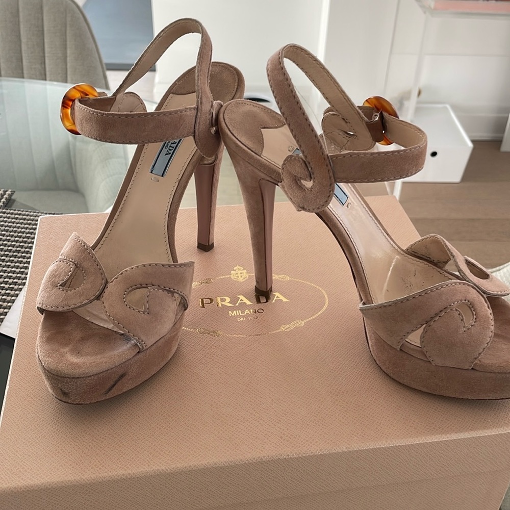Prada platform sandals